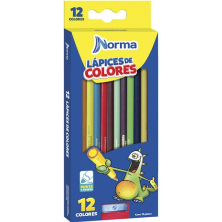 PINTURAS NORMA 12 COLORES BASICO 7072-4203 /48