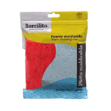 FOAMY MOLDEABLE BARRILITO 50G ROJO 8648 6 /192