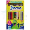 PINTURAS NORMA 24 COLORES TRIANGULARES 55078-584201 /36