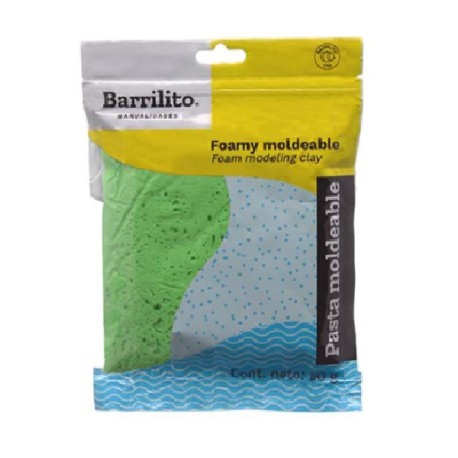 FOAMY MOLDEABLE BARRILITO 50G VERDE LIMON 8653 6/192