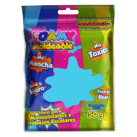 FOAMY MOLDEABLE PASCUA 50 GRS AZUL / 24