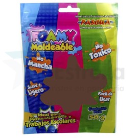 FOAMY MOLDEABLE PASCUA 50 GRS CAFÉ / 24