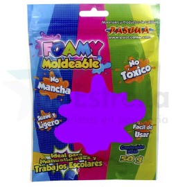 FOAMY MOLDEABLE PASCUA 50 GRS MORADO / 24