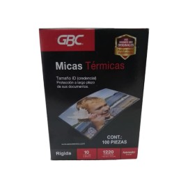 MICA TERMICA GBC 10 mls 11 x 15.5 CM /12 1220