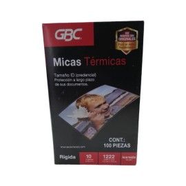 MICA TERMICA GBC 10 mls 12 x 19.5 CM /12 1222