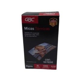 MICA TERMICA GBC 10 mls 6.5 x 10.8 CM /12 1206