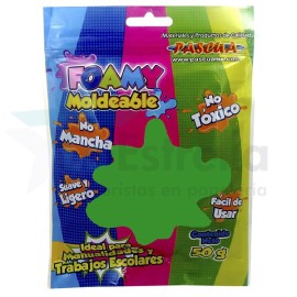 FOAMY MOLDEABLE PASCUA 50 GRS VERDE BANDERA / 24