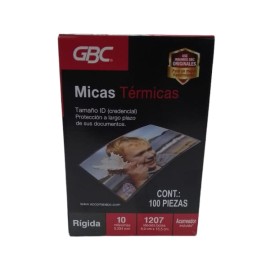 MICA TERMICA GBC 10 mls 9.0 x 13.5 CM /12 1207