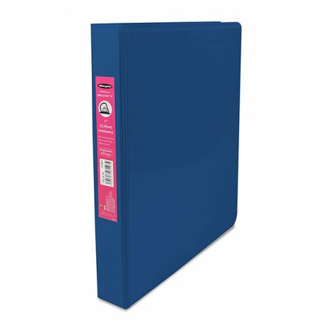 CARPETA T/C WILSON JONES 1 PULG AZUL C/CRISTAL HER D - P3144 / 12