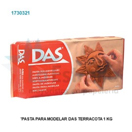 PASTA PARA MODELAR DAS TERRACOTA 1 KG /12