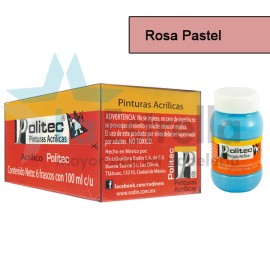 PINTURA ACRIL POLITEC ESC 100 ML ROSA RODIN 321 /6