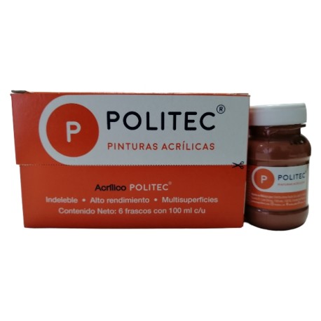 PINTURA ACRIL POLITEC ESC 20 ML TERRACOTA RODIN 340