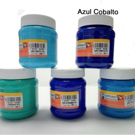 PINTURA ACRIL POLITEC ESC 250 ML AZUL COBALTO RODIN 310 /12