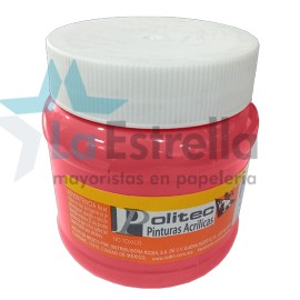 PINTURA ACRIL POLITEC ESC 250 ML CARMIN CLARO 323 /12