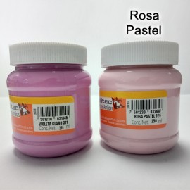 PINTURA ACRIL POLITEC ESC 250 ML ROSA PASTEL RODIN 326 /12