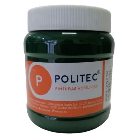 PINTURA ACRIL POLITEC ESC 250 ML VERDE OLIVO RODIN 336 /12