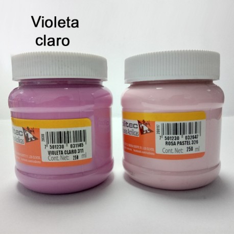 PINTURA ACRIL POLITEC ESC 250 ML VIOLETA CLARO RODIN 311 /12